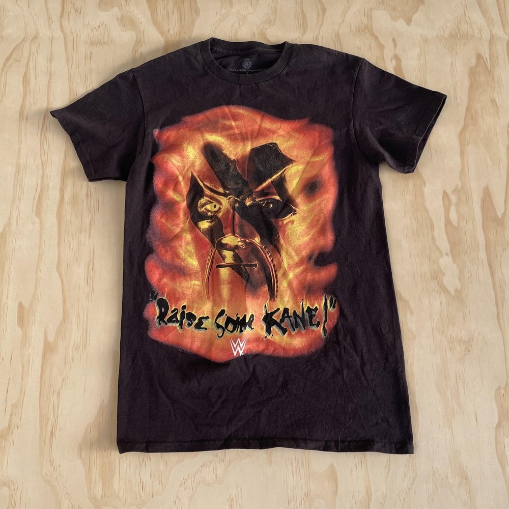 WWE Kane Raise Some Kane Shirt‎ Mens Small Black Welcome To Hell Tee T-Shirt